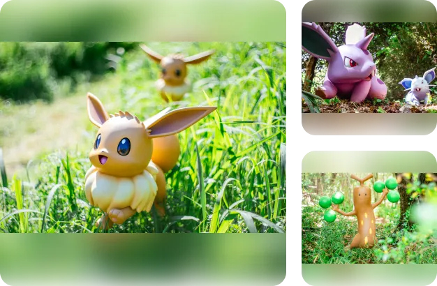 たくさんのポケモンたちが暮らす自然豊かな「森」
